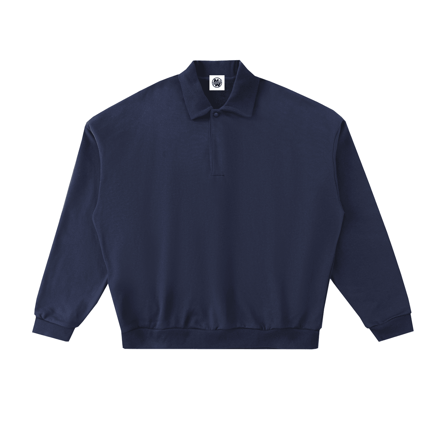 NWRLD CLEAN / Heavyweight Fleece Polo Sweatshirt - NWRLD CLOTHING