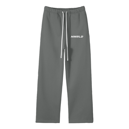 NWRLD ESSENTIALS / Streetwear Unisex Fleece Straight Leg - NWRLD CLOTHING