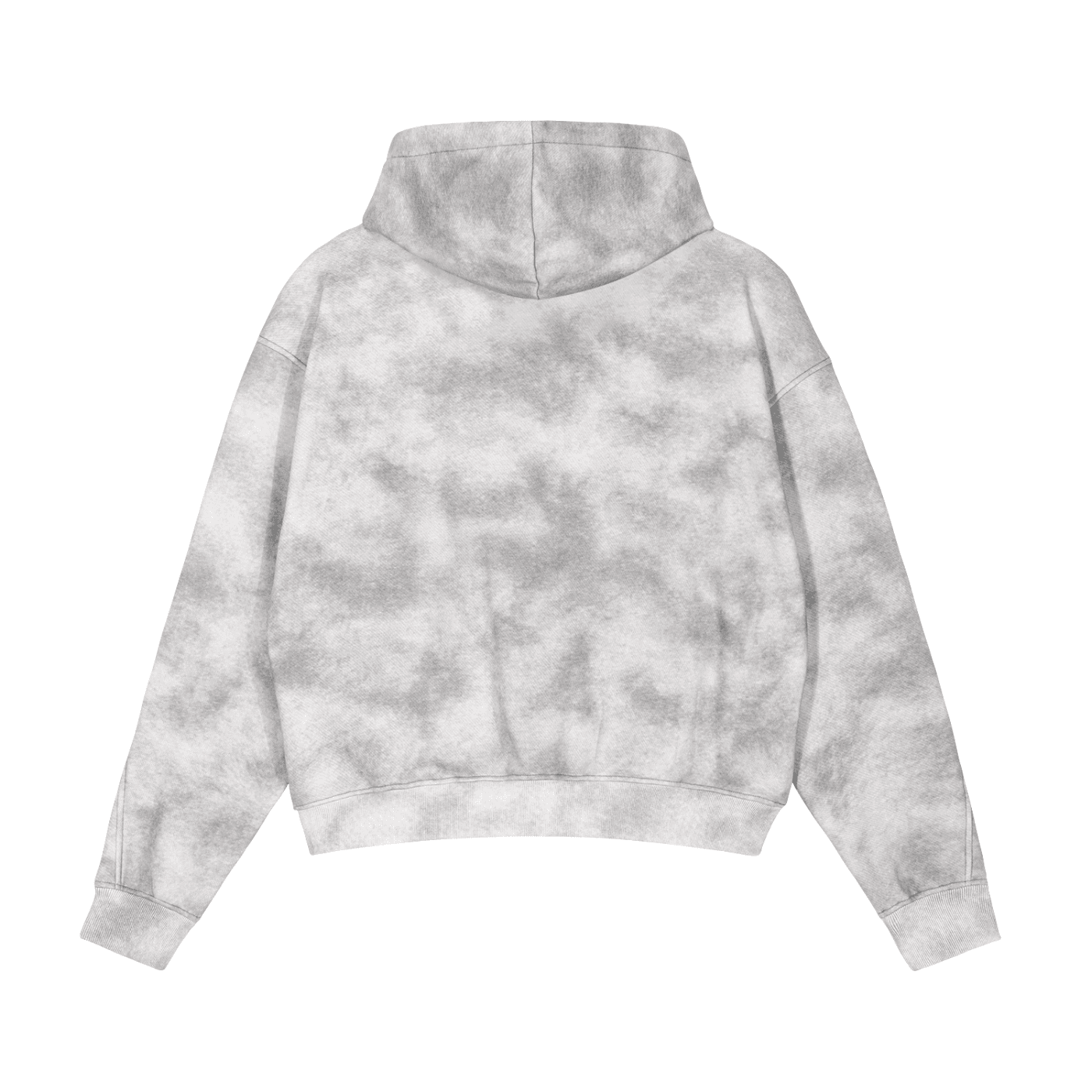 NWRLD CLEAN / Stone Washed Boxy Zip-up Hoodie - NWRLD CLOTHING