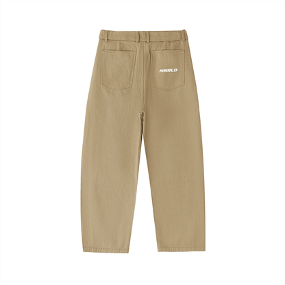 NWRLD ESSENTIAS / Twisted-Seam Belted Pants - NWRLD CLOTHING