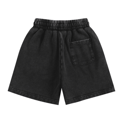 NWRLD ESSENTIALS / Snow Washed Shorts - NWRLD CLOTHING