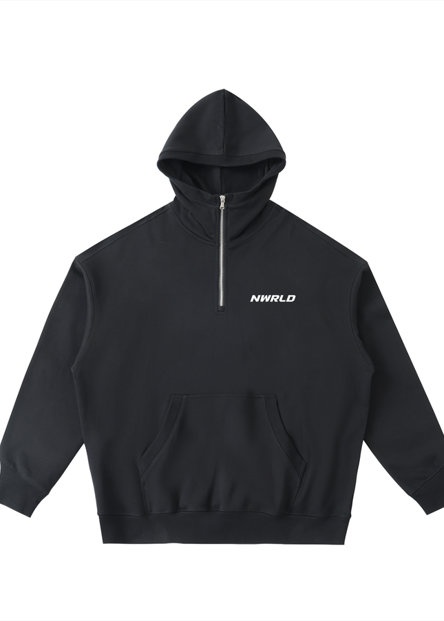 Big Hood Half-Zip Fleece Hoodie