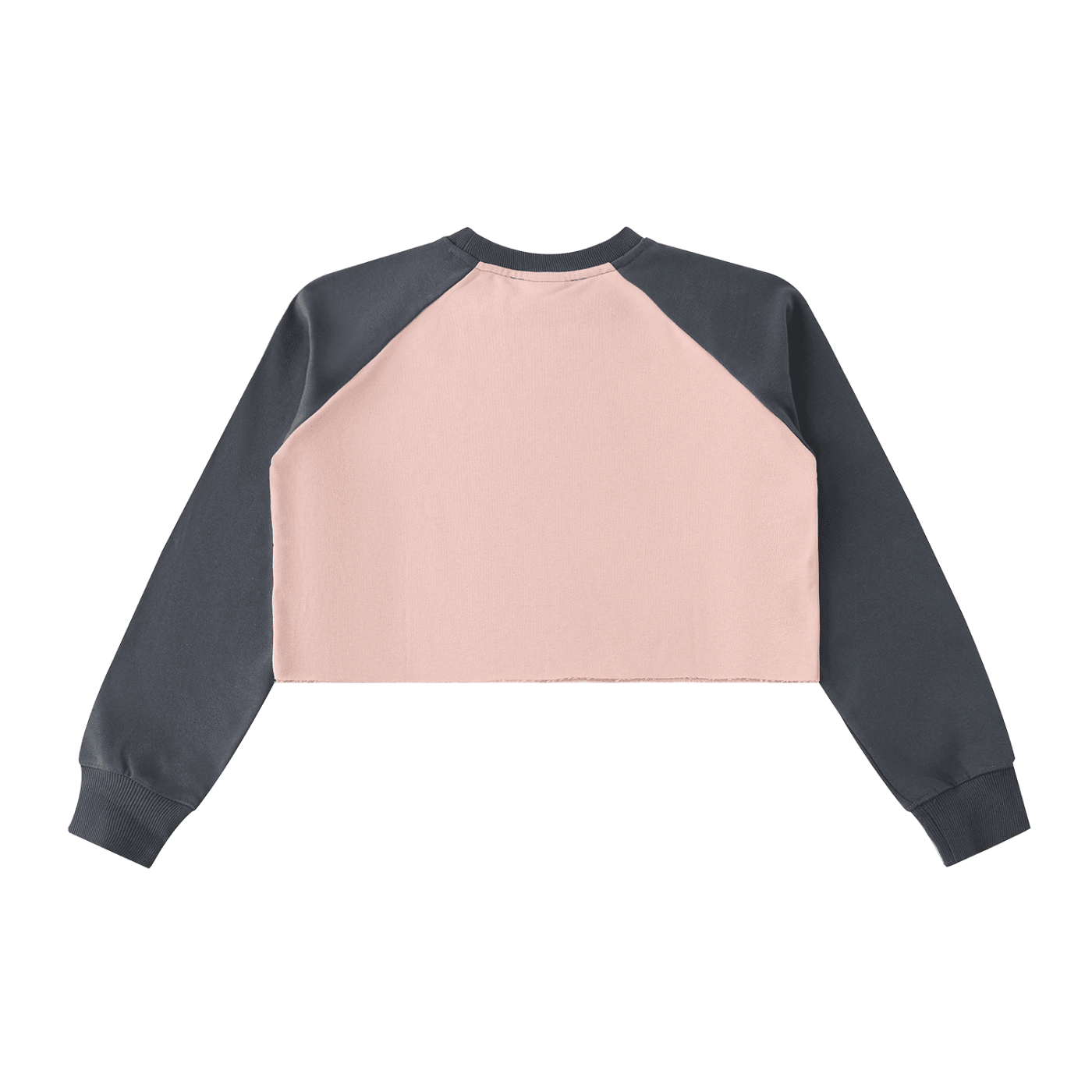 NWRLD CLEAN / Color-Block Raglan Crop Sweatshirt - NWRLD CLOTHING