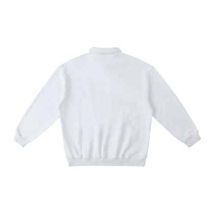 NWRLD ESSENTIALS / Polo-Collar Sweatshirt - NWRLD CLOTHING
