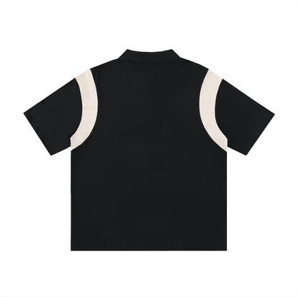 NWRLD CLEAN / Contrast Panel Polo Shirt - NWRLD CLOTHING