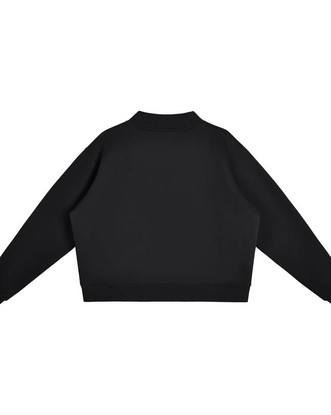 NWRLD 002 Mock-Neck Crew Sweatshirt