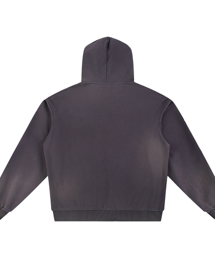 NWRLD 003 | Sun Fade Frayed Fleece Hoodie
