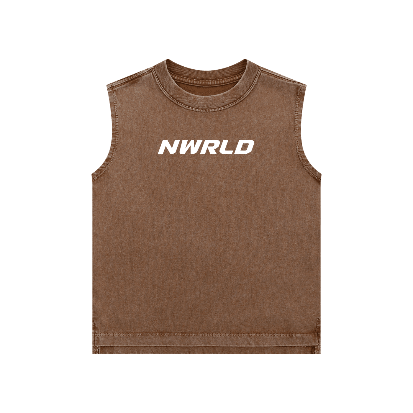 NWRLD ESSENTIALS / Snow Washed Tank Top - NWRLD CLOTHING