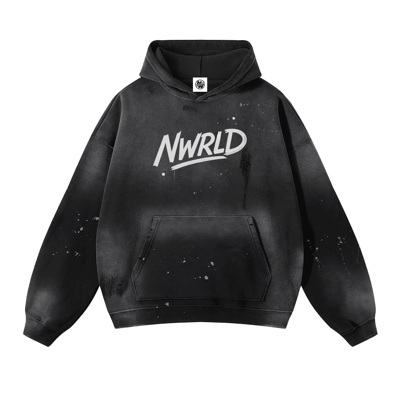 BONDI BOYS / Vintage Wash Frayed Hoodie - NWRLD CLOTHING