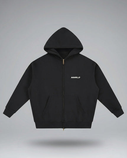 Lay-flat product shot of Essential Oversized Fleece Boxy Hoodie