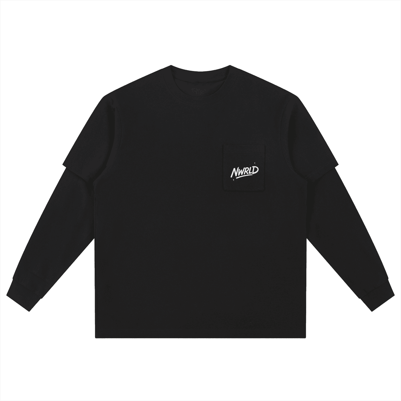 BONDI BOYS / Layered Long Sleeve Oversized Tee - NWRLD CLOTHING