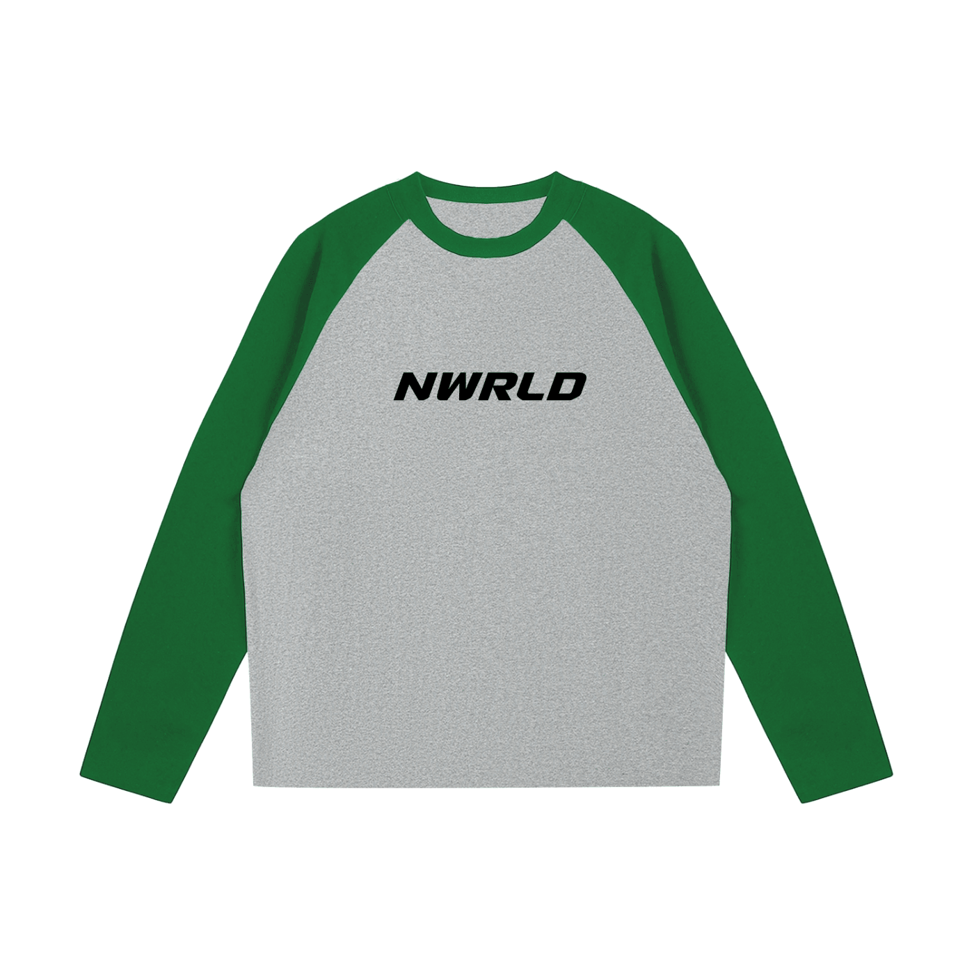 NWRLD ESSENTIALS / Color-Blocked Raglan Long-Sleeve T-Shirt - NWRLD CLOTHING