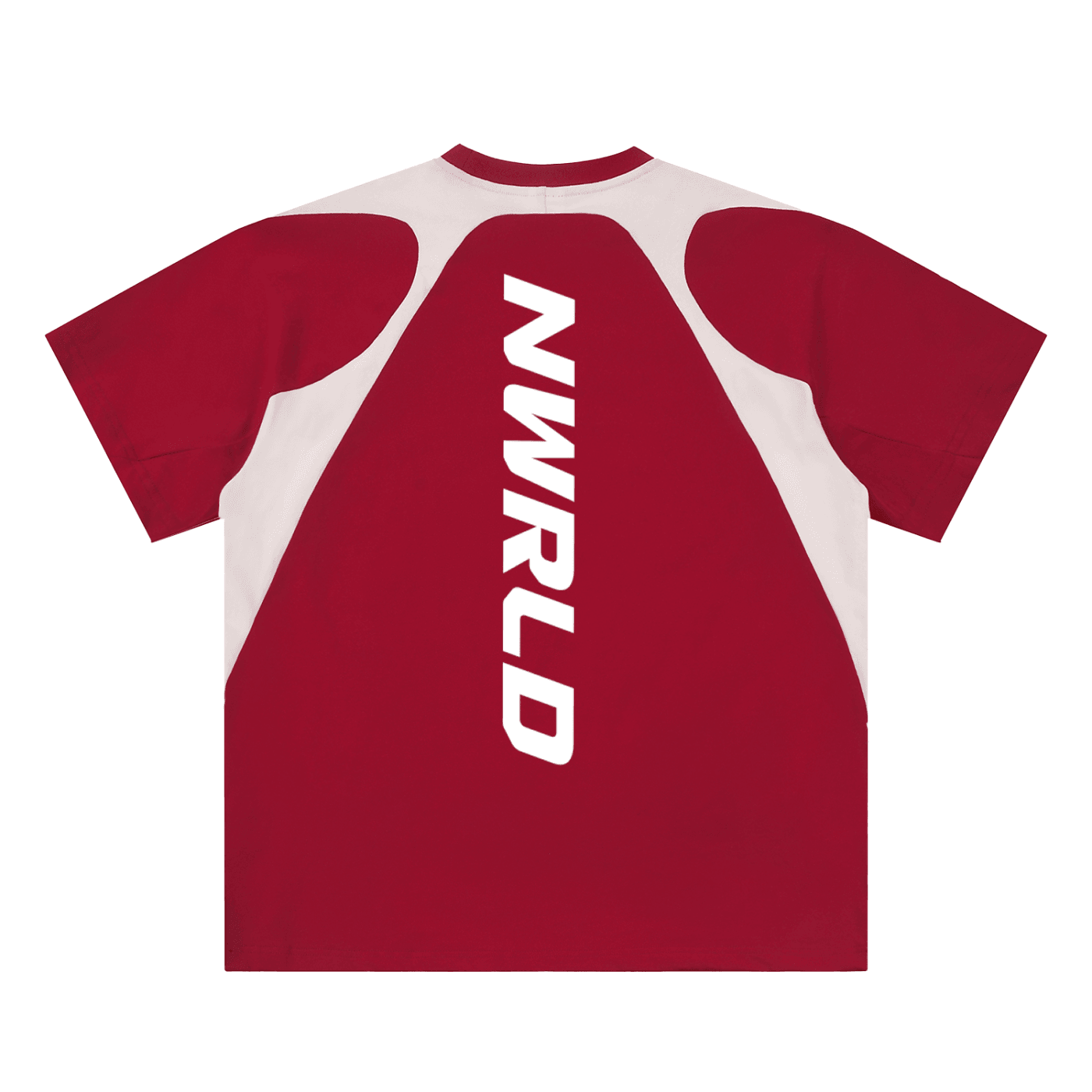 NWRLD ESSENTIALS / Contrast Panel Cotton T-Shirt - NWRLD CLOTHING