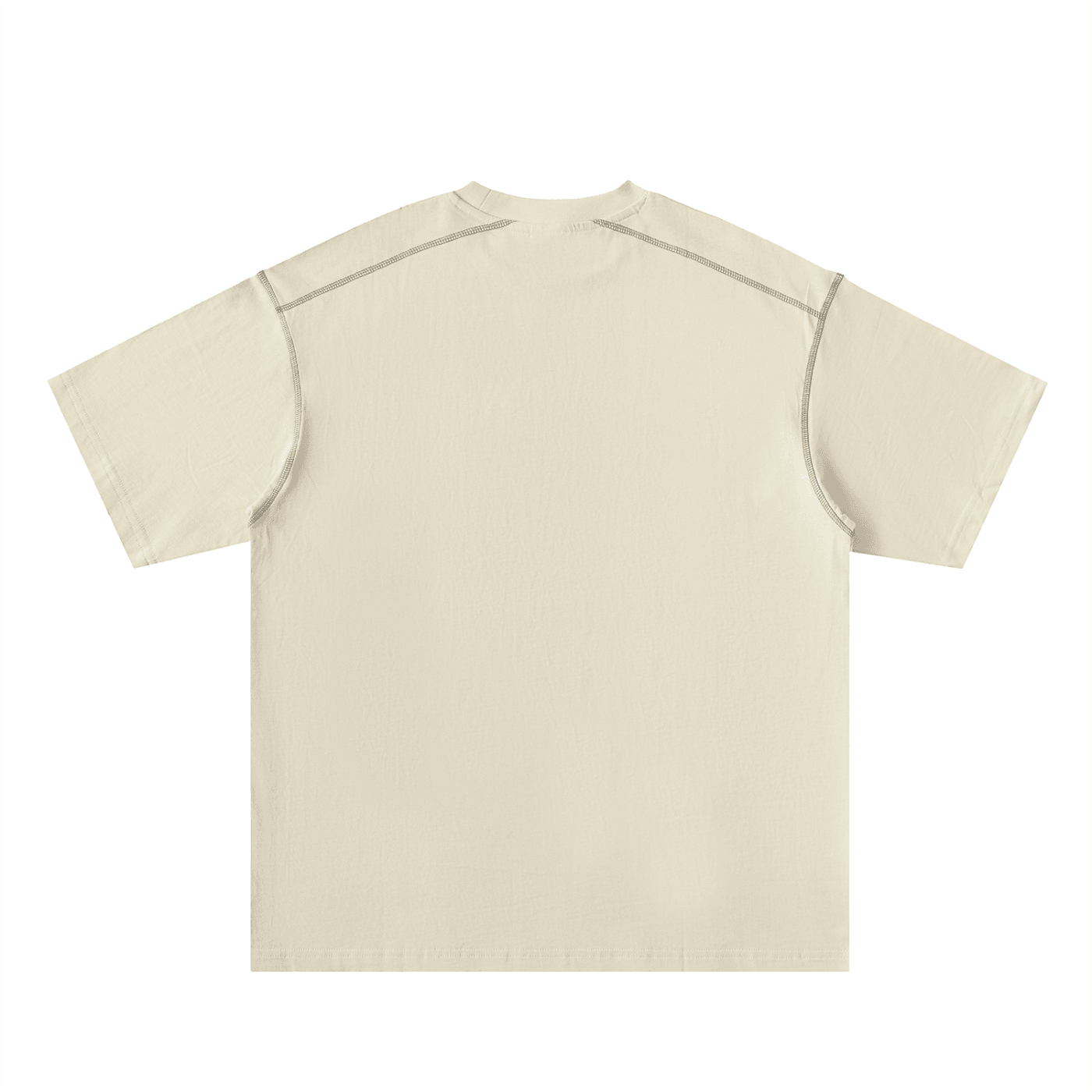 NWRLD ESSENTIALS / Oversized Contrast-Stitched T-shirt - NWRLD CLOTHING