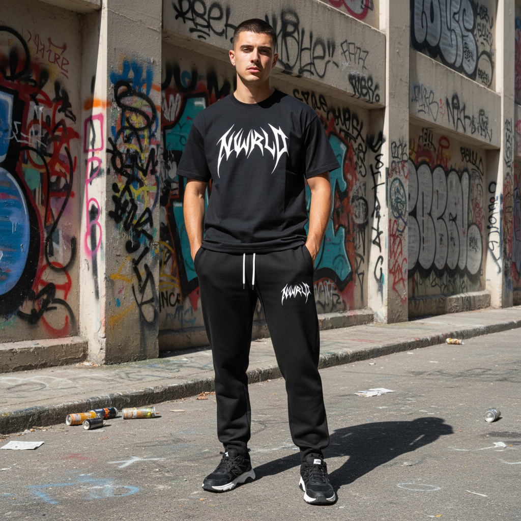Oversized "WIPE OUT" T-shirt | Darkmode x Metalmania