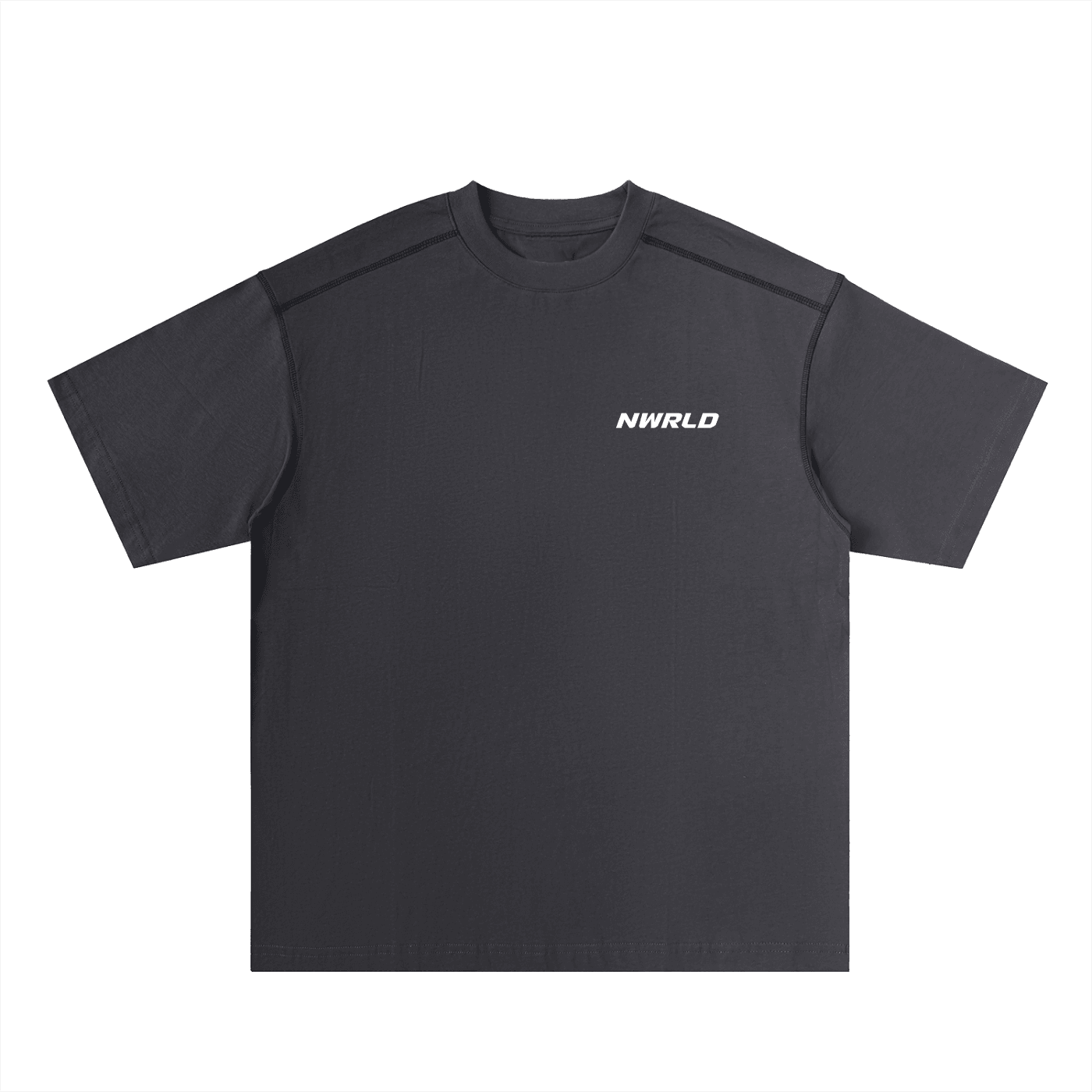NWRLD ESSENTIALS / Oversized Contrast-Stitched T-shirt - NWRLD CLOTHING