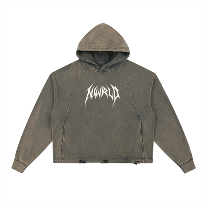 DARKMODE x METALMANIA / Vintage Washed Hoodie - NWRLD CLOTHING