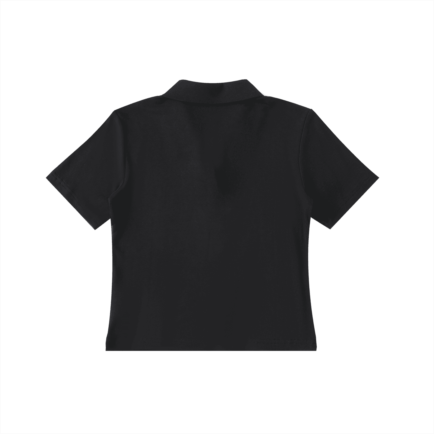 NWRLD CLEAN / Bodycon Short Sleeve Polo Shirt - NWRLD CLOTHING
