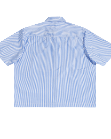 Oversized Vertical Stripe Boxy Shirt