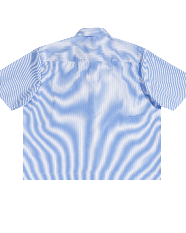 Oversized Vertical Stripe Boxy Shirt