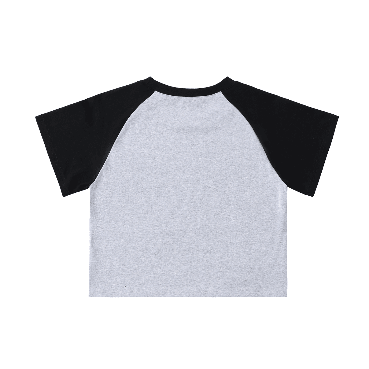 NWRLD ESSENTIALS / Color-Blocked Raglan Sleeve Crop Top - NWRLD CLOTHING