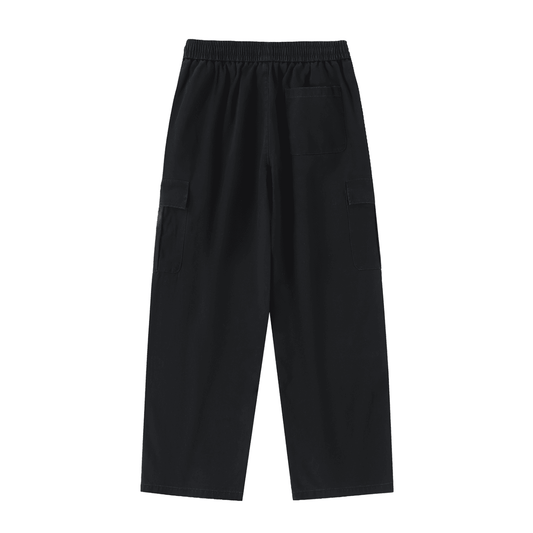 NWRLD ESSENTIALS / Drawstring Straight-Leg Cargo Pants - NWRLD CLOTHING