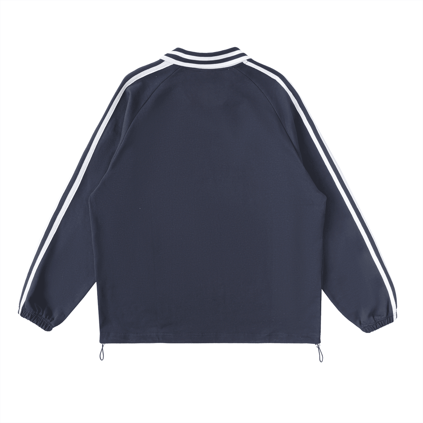 NWRLD ESSENTIALS / Contrast Striped Collar Sweatshirt - NWRLD CLOTHING