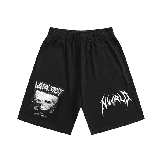 DARK MODE x METAL MANIA / Essential Heavyweight Cotton Shorts - NWRLD CLOTHING