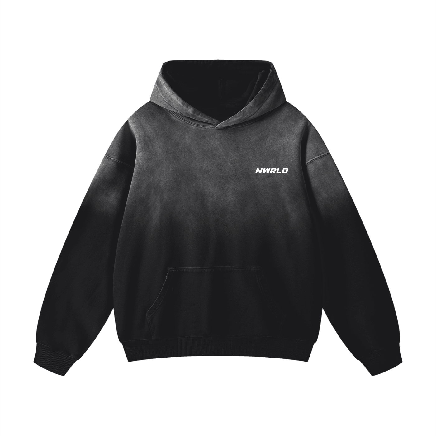 NWRLD ESSENTIALS / Heavyweight Sunfade Oversized Hoodie - NWRLD CLOTHING