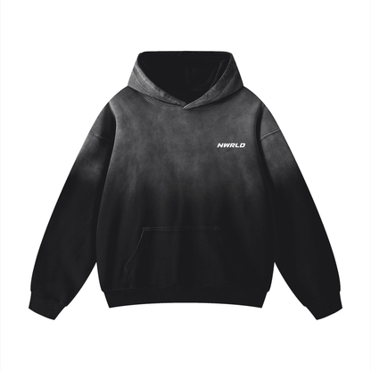 NWRLD ESSENTIALS / Heavyweight Sunfade Oversized Hoodie - NWRLD CLOTHING