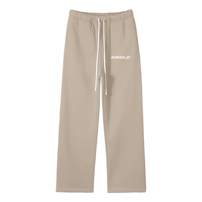 NWRLD ESSENTIALS / Streetwear Unisex Fleece Straight Leg - NWRLD CLOTHING