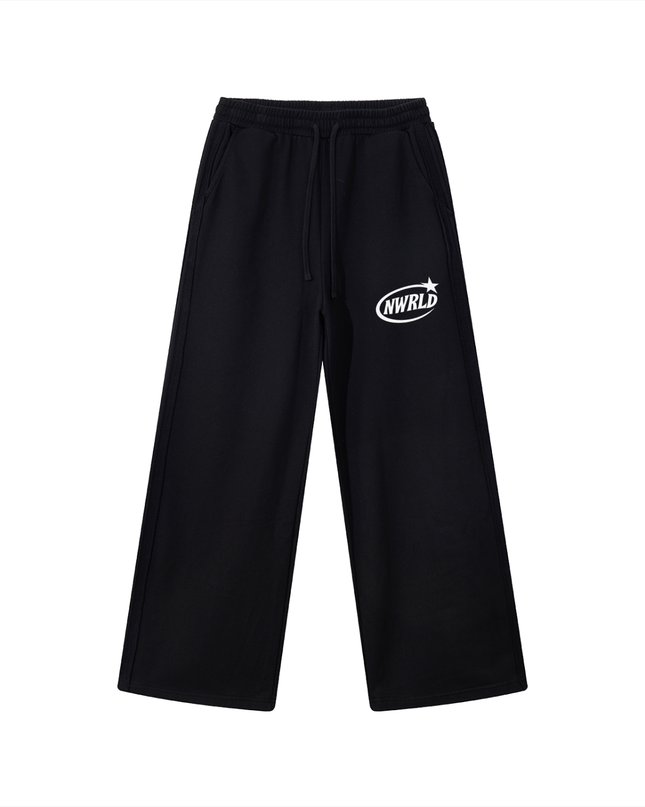 NWRLD 002 Contrast Tape Straight-Leg