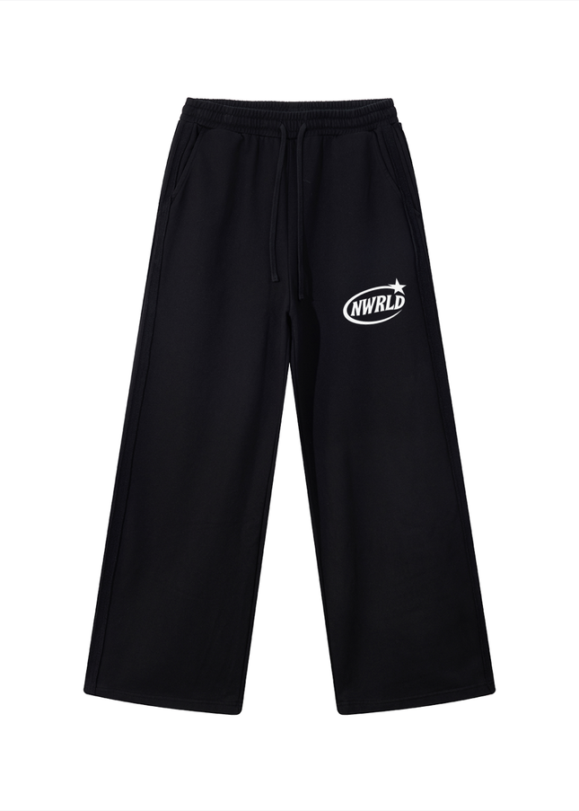 NWRLD 002 Contrast Tape Straight-Leg