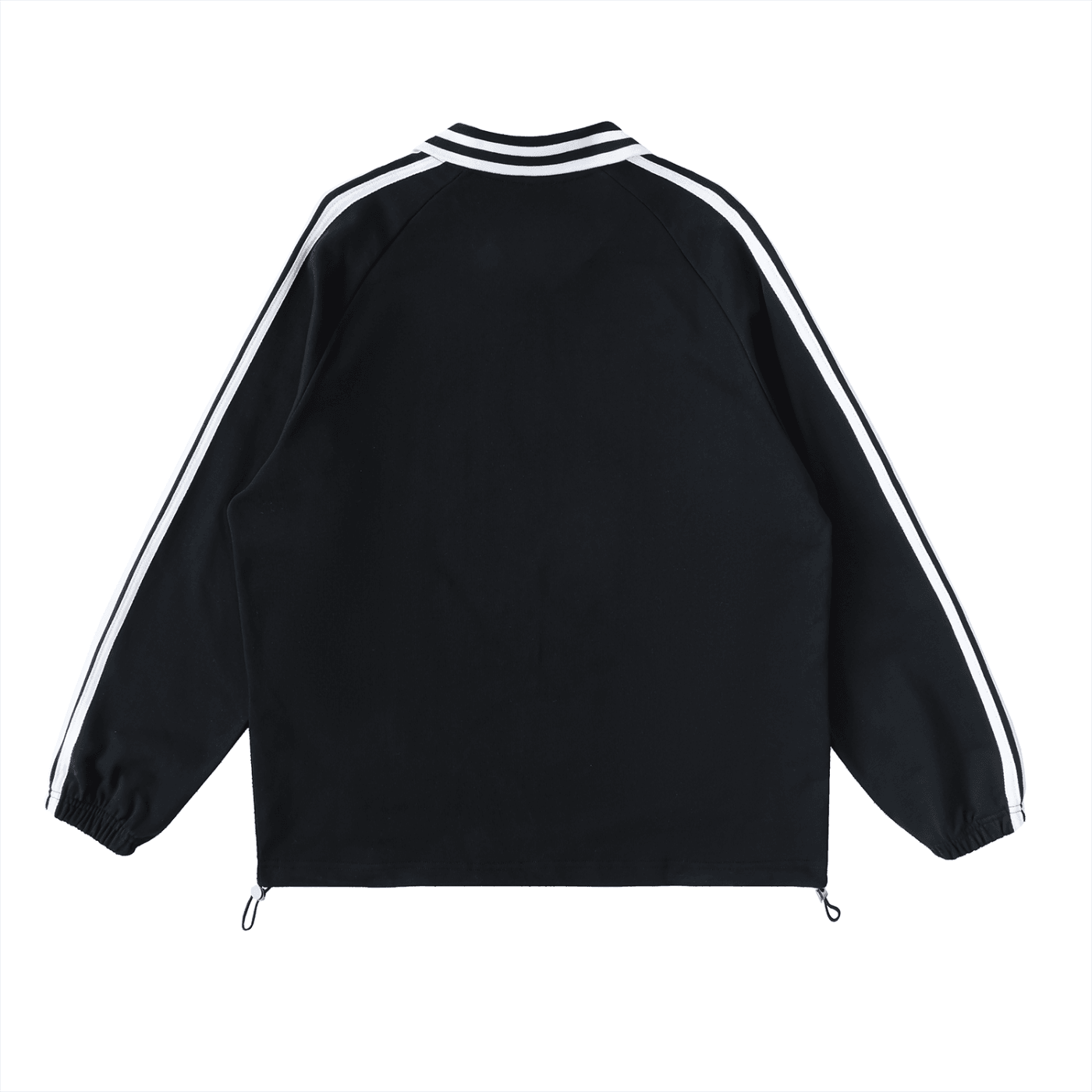NWRLD ESSENTIALS / Contrast Striped Collar Sweatshirt - NWRLD CLOTHING