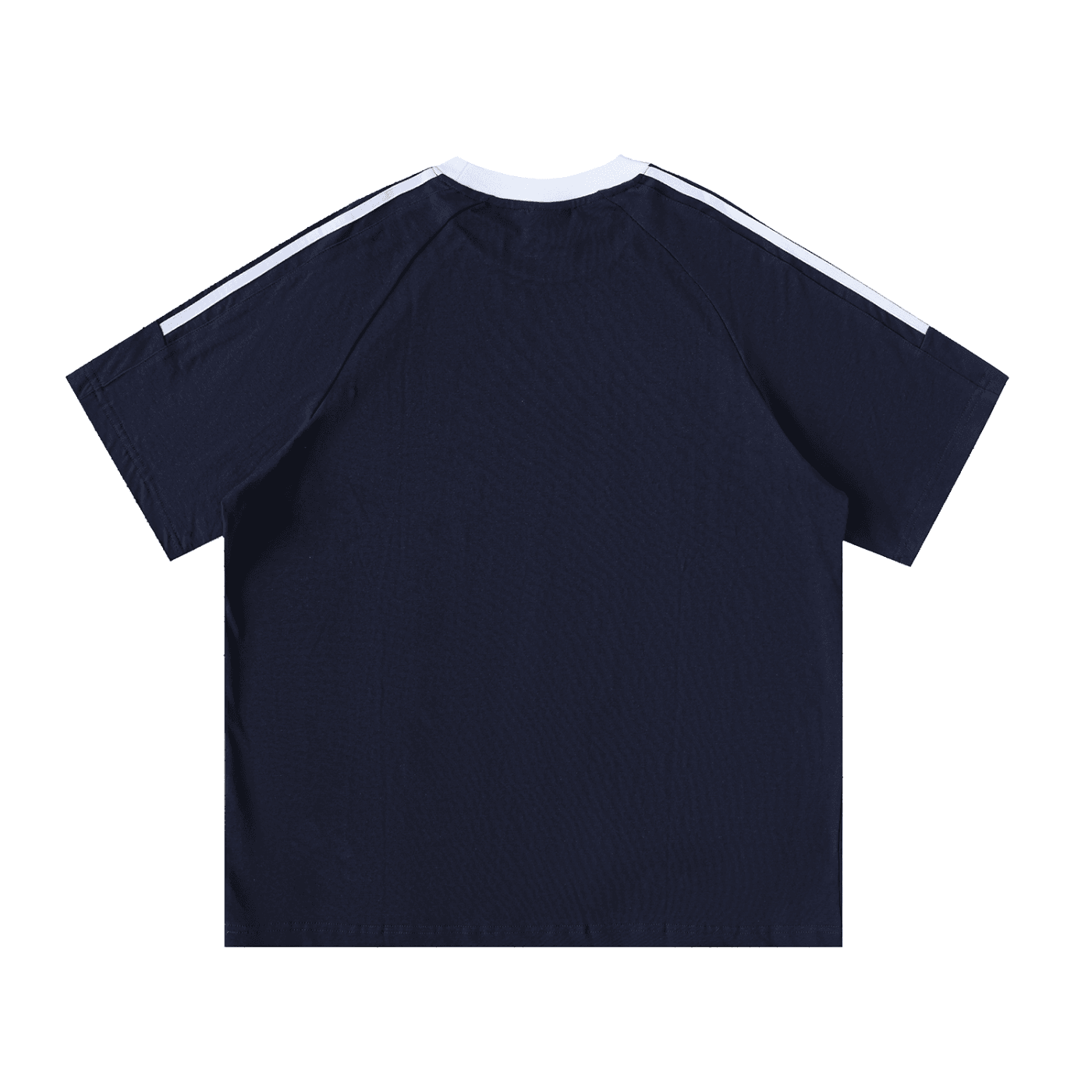 NWRLD ESSENTIALS / Contrast Tape Crewneck T-Shirt - NWRLD CLOTHING