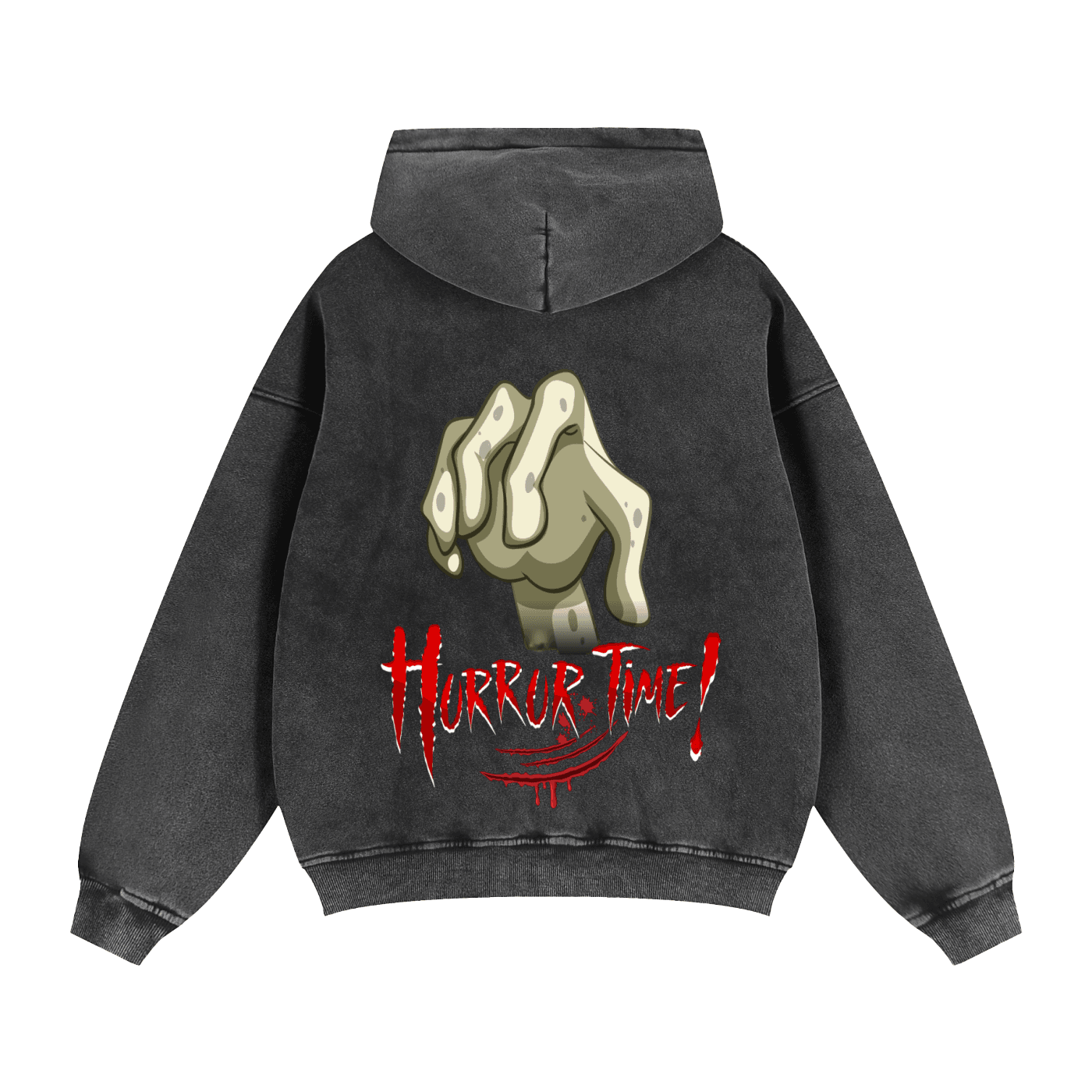 DARKMODE x METALMANIA / Zip-Through Boxy Fleece Hoodie - NWRLD CLOTHING