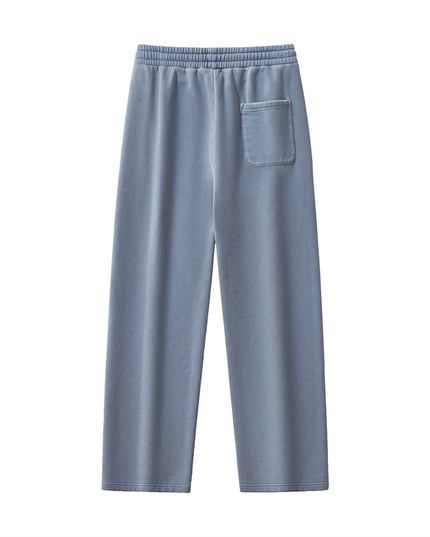 Frayed Enzyme Washed Fleece Sweatpants