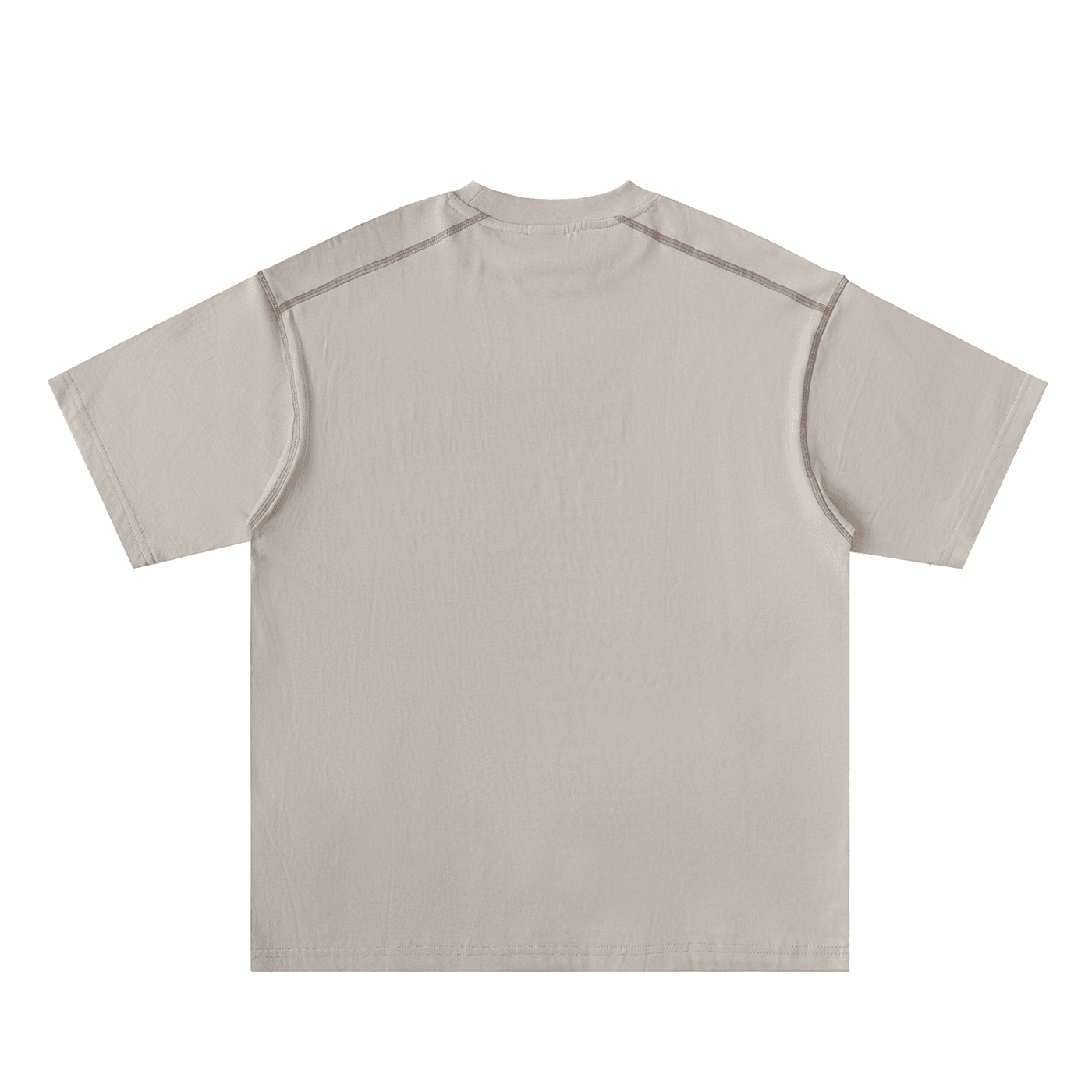 NWRLD ESSENTIALS / Oversized Contrast-Stitched T-shirt - NWRLD CLOTHING