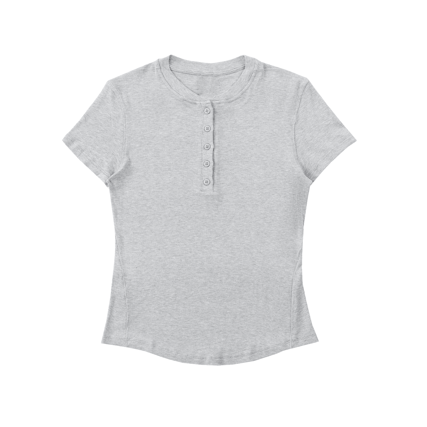 NWRLD CLEAN / Modal Bodycon Henley Shirt - NWRLD CLOTHING