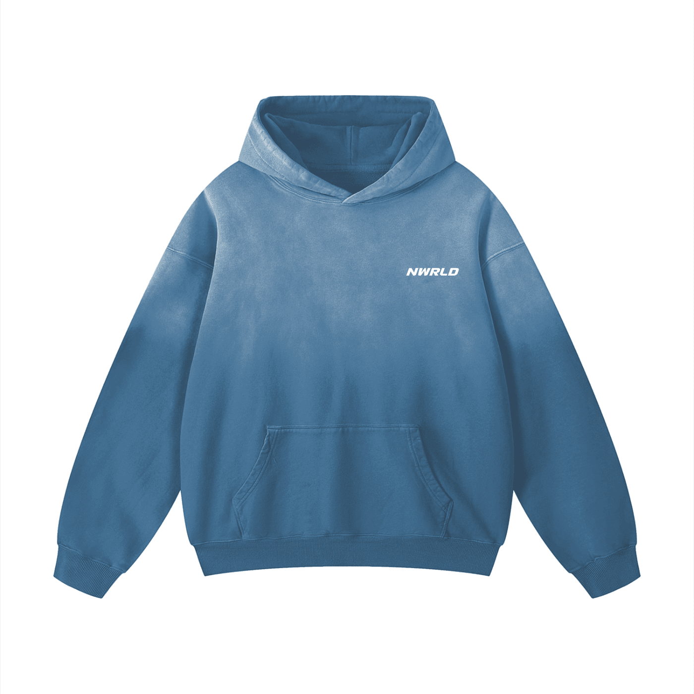 NWRLD ESSENTIALS / Heavyweight Sunfade Oversized Hoodie - NWRLD CLOTHING