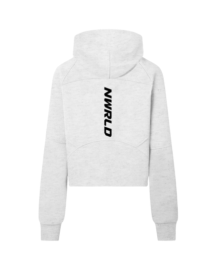 Cropped Half-Zip Hoodie