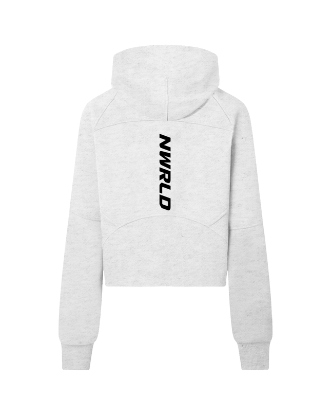 Cropped Half-Zip Hoodie