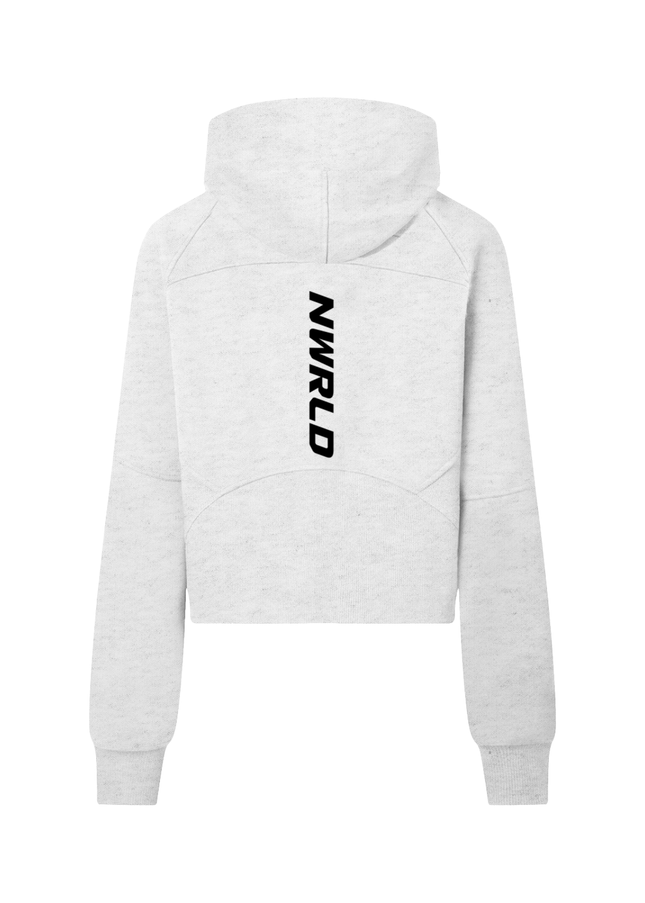 Cropped Half-Zip Hoodie