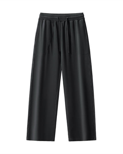 Raw-Seam Enzyme Washed Sweatpants