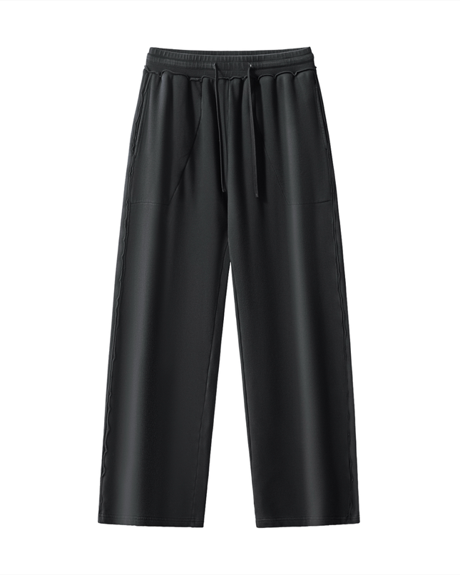 Raw-Seam Enzyme Washed Sweatpants