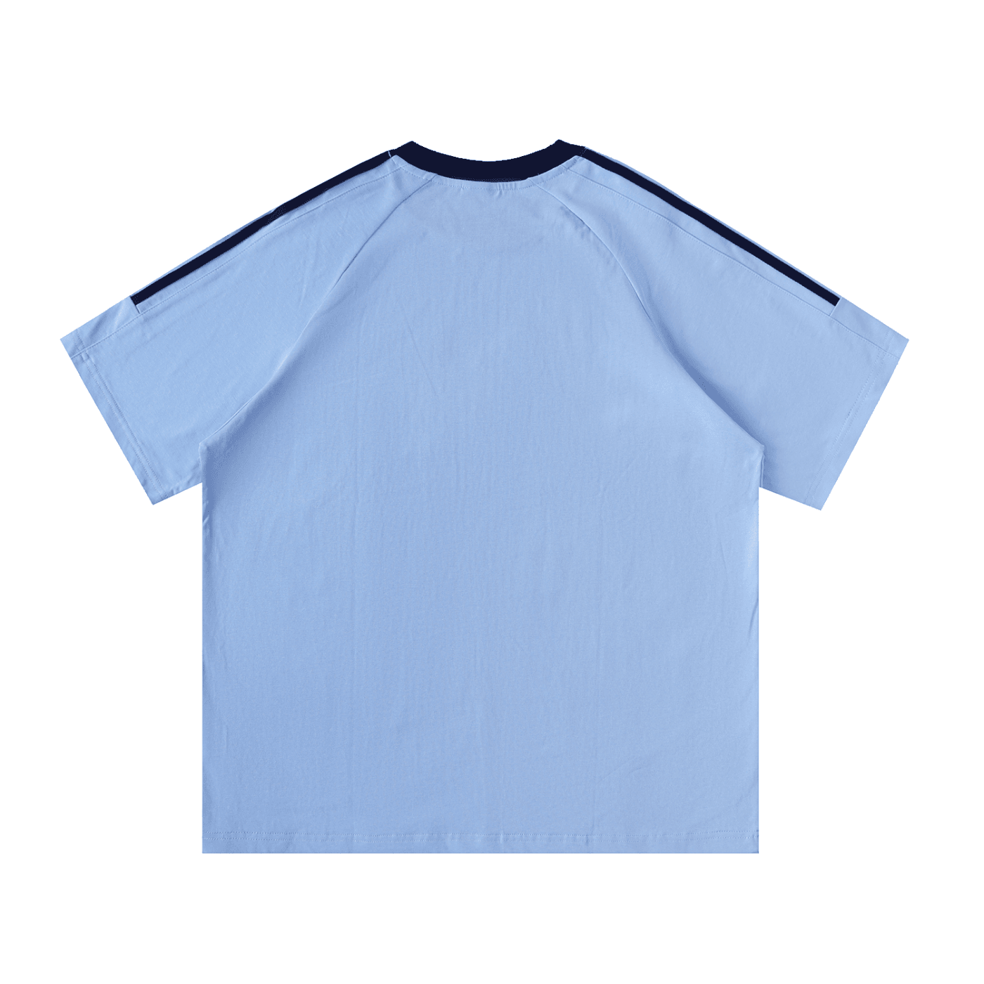 NWRLD ESSENTIALS / Contrast Tape Crewneck T-Shirt - NWRLD CLOTHING