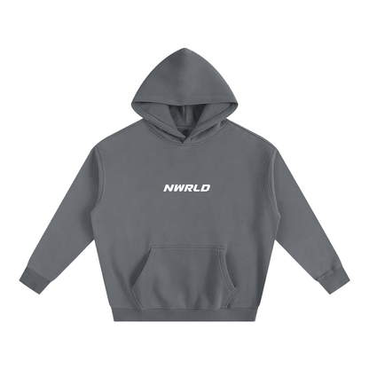 NWRLD ESSENTIALS / Oversize Fleeced Hoodie - NWRLD CLOTHING