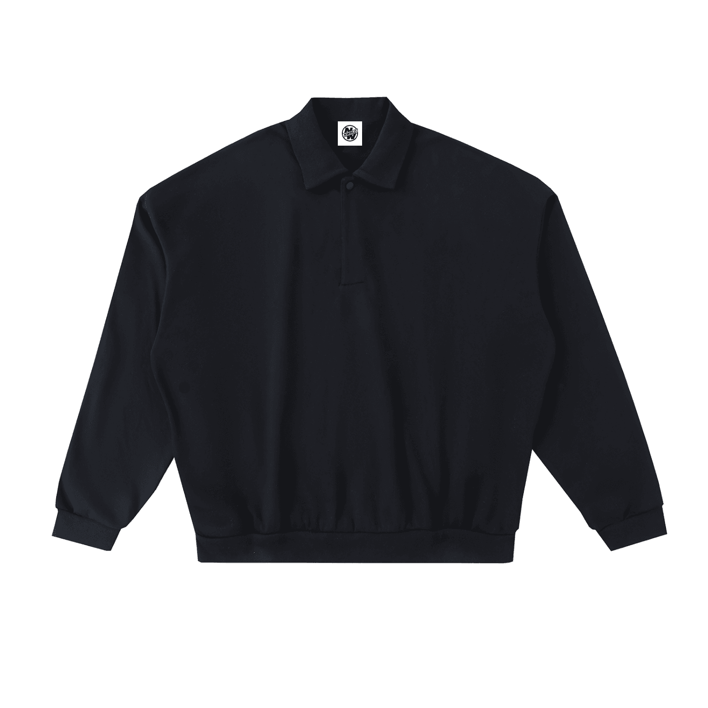 NWRLD CLEAN / Heavyweight Fleece Polo Sweatshirt - NWRLD CLOTHING