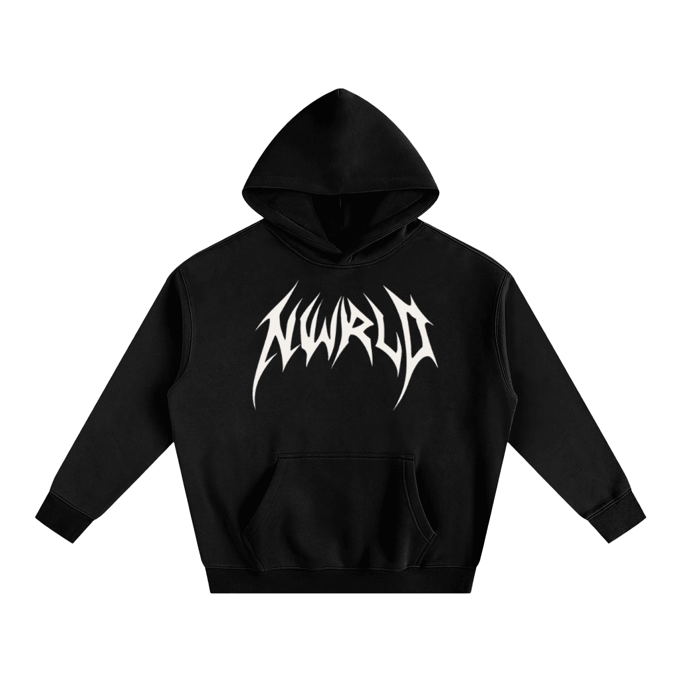 DARKMODE x METALMANIA / Oversize Fleeced Hoodie - NWRLD CLOTHING