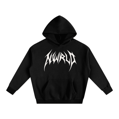 DARKMODE x METALMANIA / Oversize Fleeced Hoodie - NWRLD CLOTHING